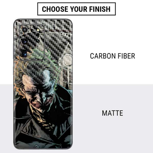 DC Comics The Joker Walking Dark Grounds Comic Art By Lee Bermejo Galaxy S20 Ultra 5G Skin